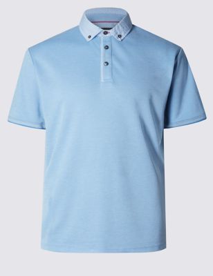 Modal Blend Tailored Fit Polo Shirt